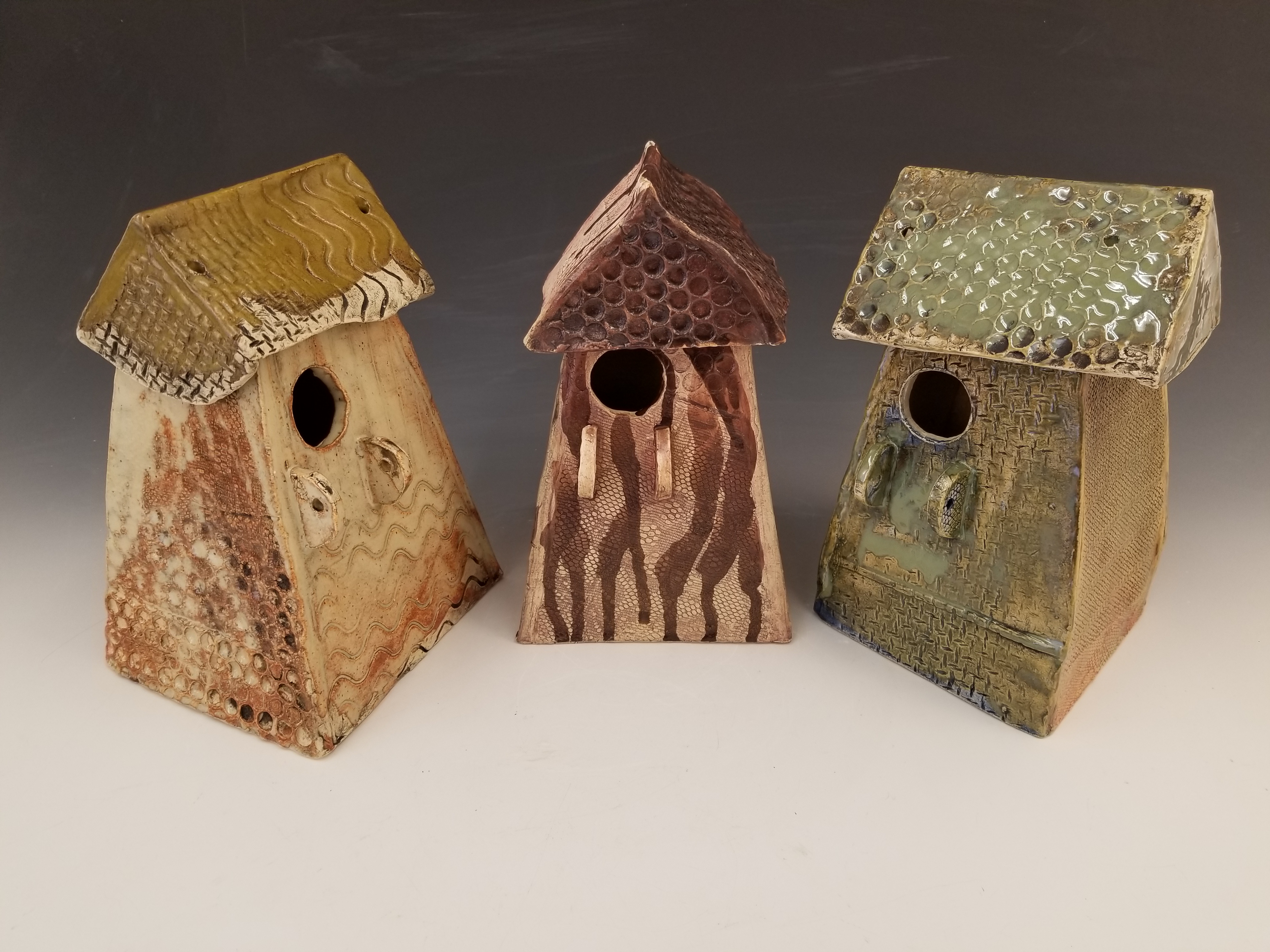 Pyramidal Bird Houses